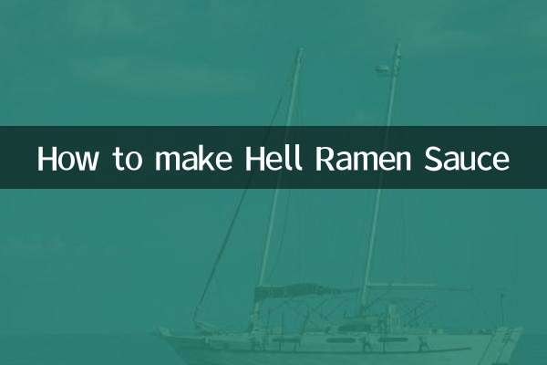 How to make Hell Ramen Sauce