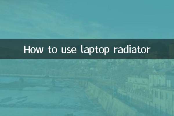 Cómo utilizar el radiador del portátil