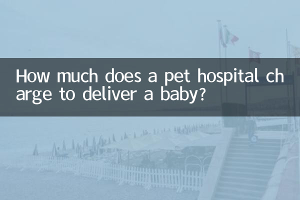 ¿Cuánto cobra un hospital de mascotas por dar a luz a un bebé?