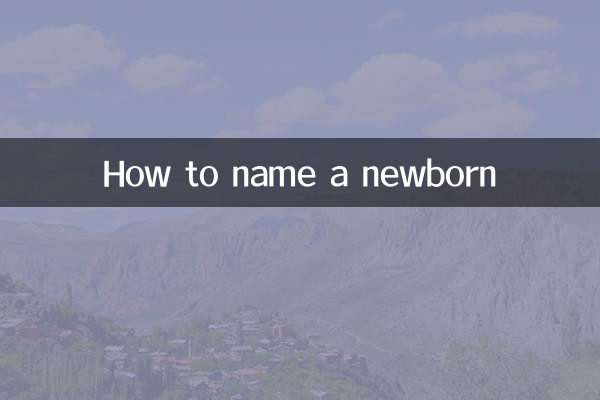 نوزائیدہ کا نام کیسے لیا جائے