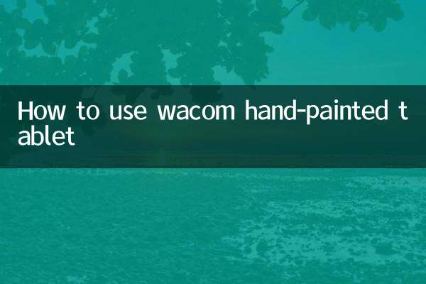 Как использовать раскрашенный вручную планшет wacom