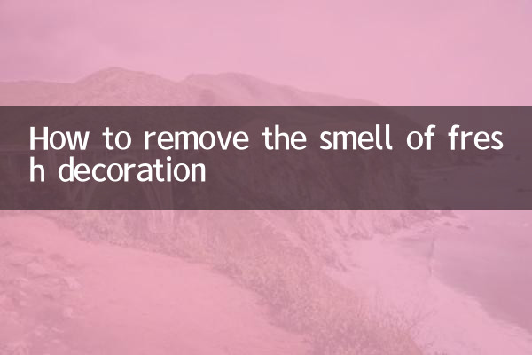 怎麼去除剛裝修的異味