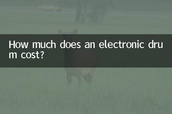 電子ドラムの値段はいくらですか?
