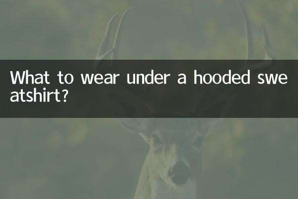 একটি hooded sweatshirt অধীনে কি পরেন?