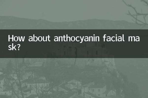 花青素面膜怎麼樣