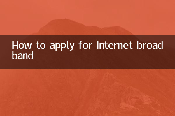 So beantragen Sie Internet-Breitband