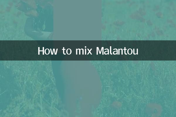 Come mescolare Malantou