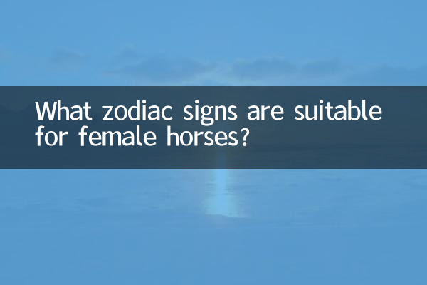What zodiac signs are suitable for female horses?