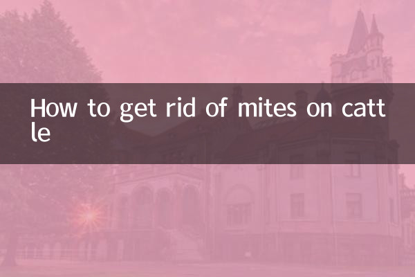 Cómo deshacerse de los ácaros del ganado