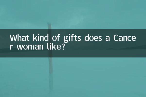 What kind of gifts does a Cancer woman like?