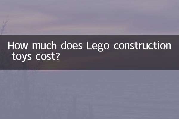 How much does Lego construction toys cost?