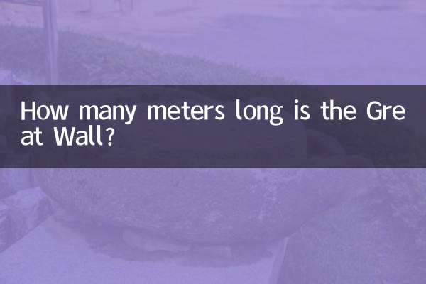 Combien de mètres mesure la Grande Muraille ?