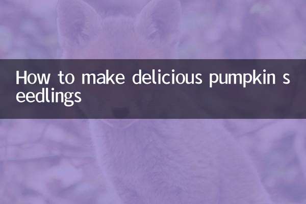 Come preparare deliziose piantine di zucca