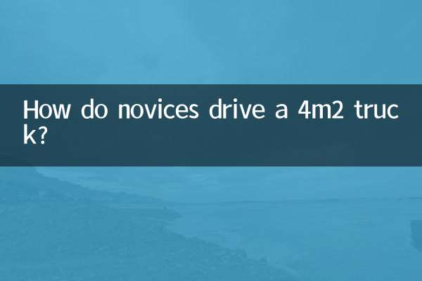 Comment les novices conduisent-ils un camion de 4m2 ?