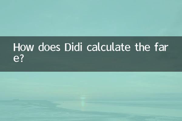 Comment Didi calcule-t-il le tarif ?