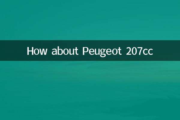 Que tal Peugeot 207cc