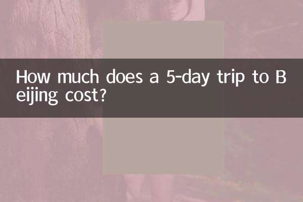 ¿Cuánto cuesta un viaje de 5 días a Beijing?