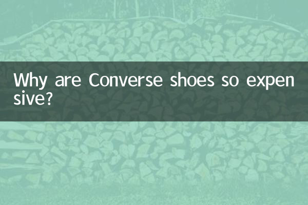 コンバースの靴はなぜあんなに高いのでしょうか？