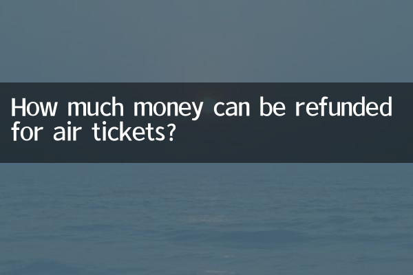 Combien d'argent peut-on rembourser pour les billets d'avion ?