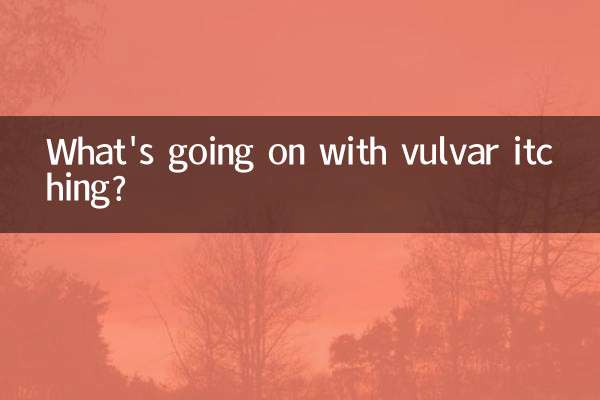 외음부 가려움증에 무슨 일이 일어나고 있나요?