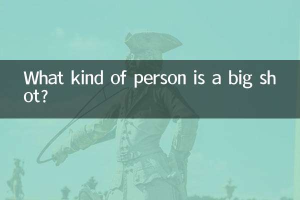 बिग शॉट किस तरह का व्यक्ति है?