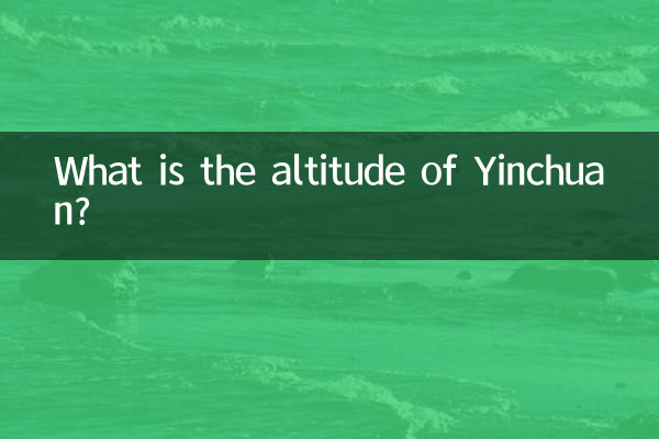 Qual è l'altitudine di Yinchuan?