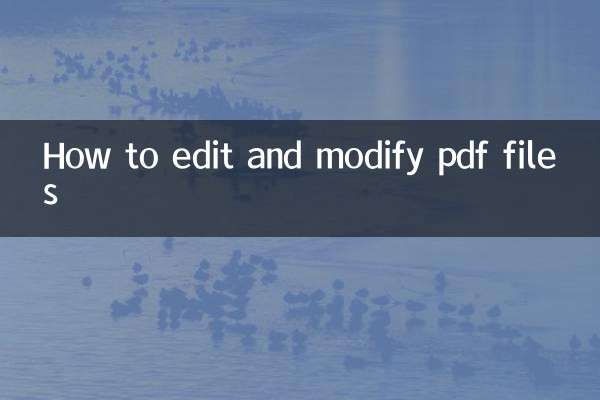 Comment éditer et modifier des fichiers PDF