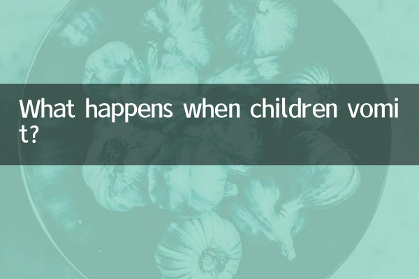 ¿Qué pasa cuando los niños vomitan?