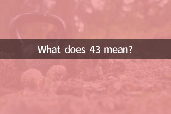 Was bedeutet 43?