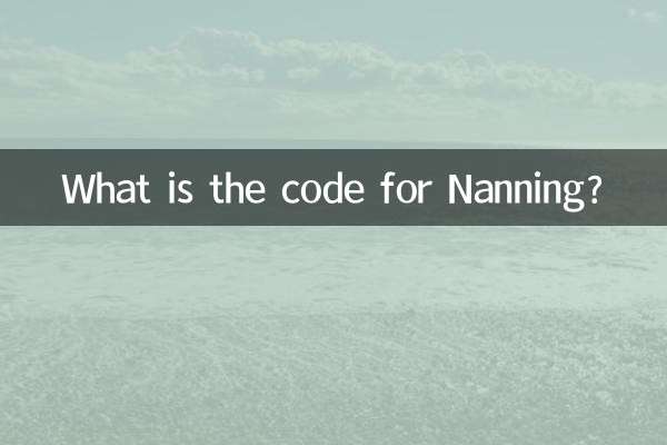 Wie lautet der Code für Nanning?