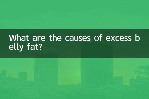पेट की अतिरिक्त चर्बी के क्या कारण हैं?