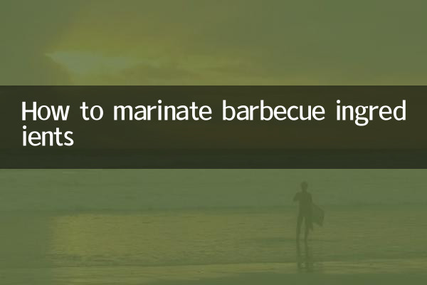 Como marinar ingredientes de churrasco