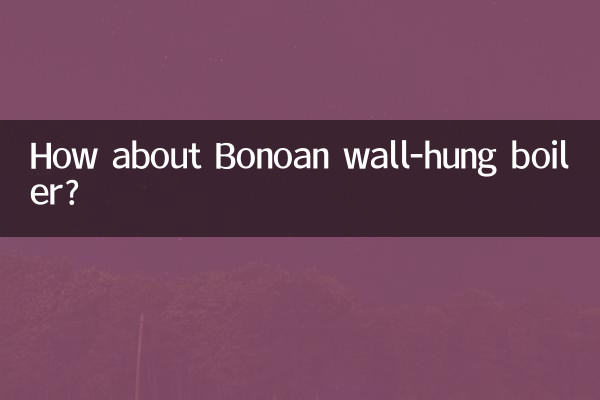 Que tal a caldeira suspensa Bonoan?