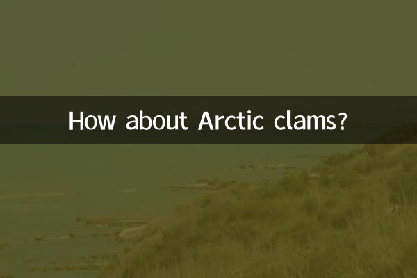 Wie wäre es mit arktischen Muscheln?