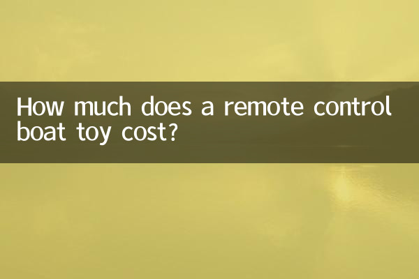 Quanto custa um barco de brinquedo com controle remoto?