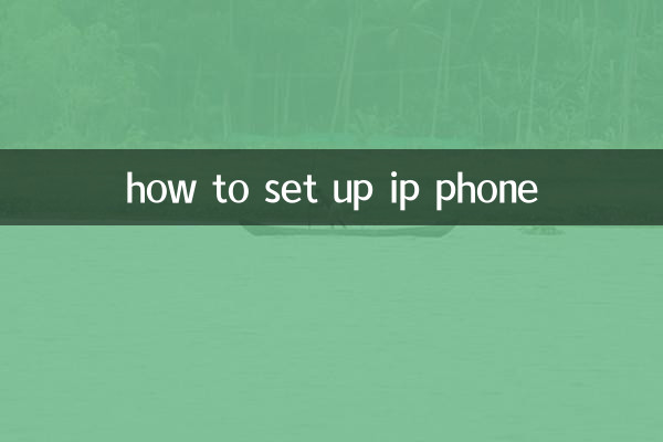 IP電話の設定方法
