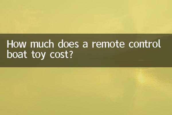 Quanto custa um barco de brinquedo com controle remoto?