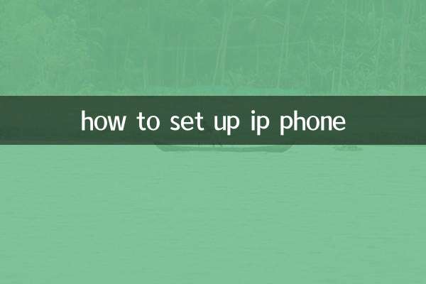IP電話の設定方法