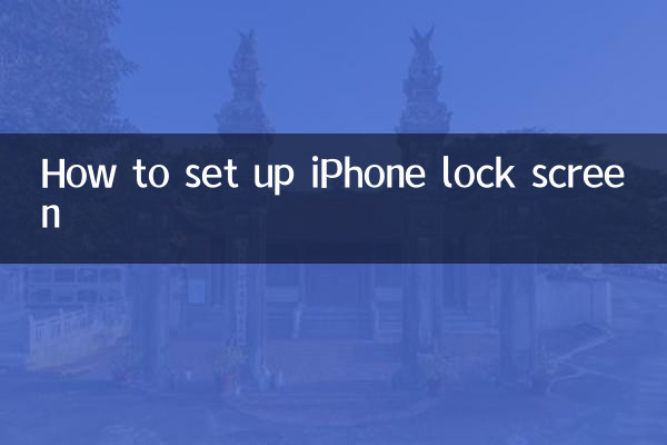 So richten Sie den iPhone-Sperrbildschirm ein