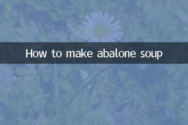 Come preparare la zuppa di abalone