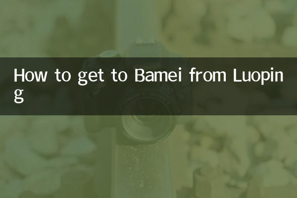 লুওপিং থেকে বামেই কীভাবে যাবেন