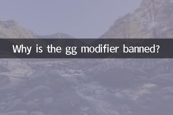 Pourquoi le modificateur gg est-il interdit ?