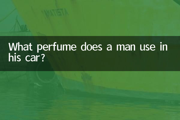 ¿Qué perfume usa un hombre en su auto?