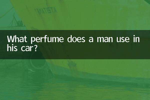 ¿Qué perfume usa un hombre en su auto?