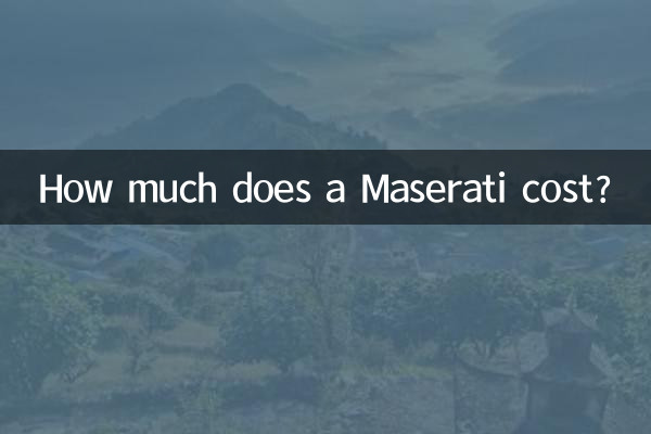 Quanto costa una Maserati?