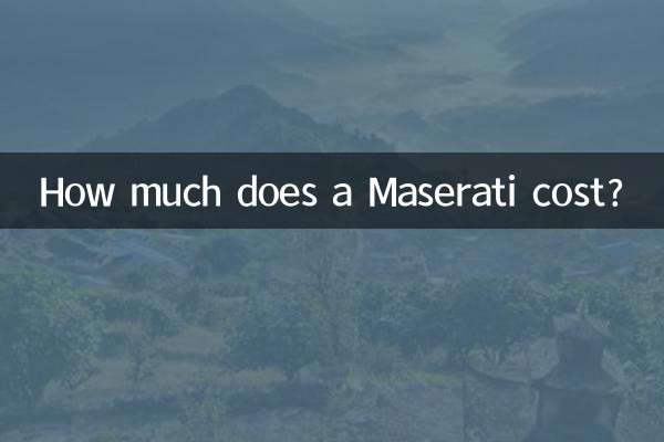 ¿Cuánto cuesta un Maserati?
