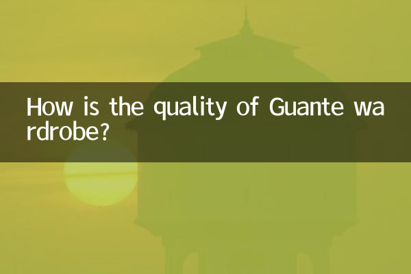 How is the quality of Guante wardrobe?