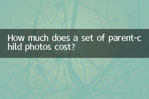 Quanto costa un set di foto genitore-figlio?