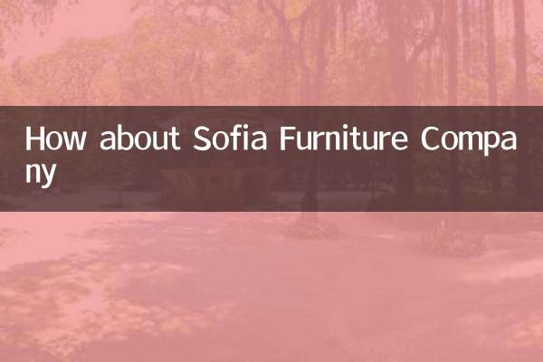 ソフィア ファニチャー カンパニーはいかがですか
