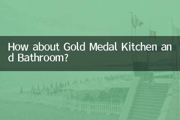 गोल्ड मेडल रसोई और स्नानघर के बारे में क्या ख्याल है?